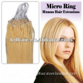 best quality hair extension/ micro ring easy loop hair extension /